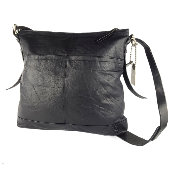 Coach Bags Coach Black Leather Messenger Bag Poshmark